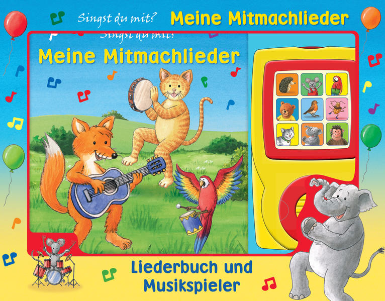 Image of Meine Mitmachlieder - Liederbuch und Musikspieler - Pappbilderbuch mit 15 beliebten Kinderliedern