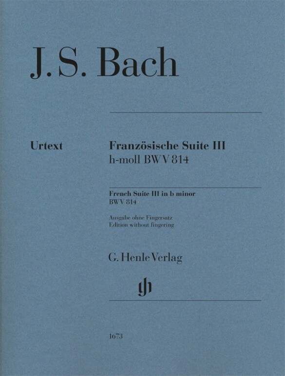 Johann Sebastian Bach - Französische Suite III h-moll BWV 814