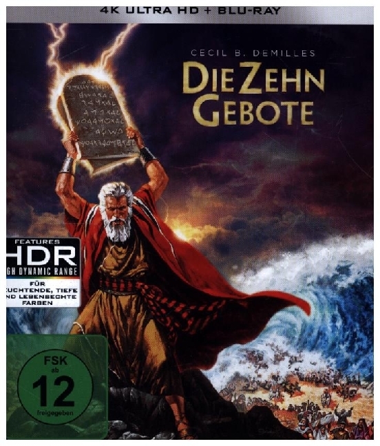 Die zehn Gebote 4K 1 UHD-Blu-ray + 1 Blu-ray