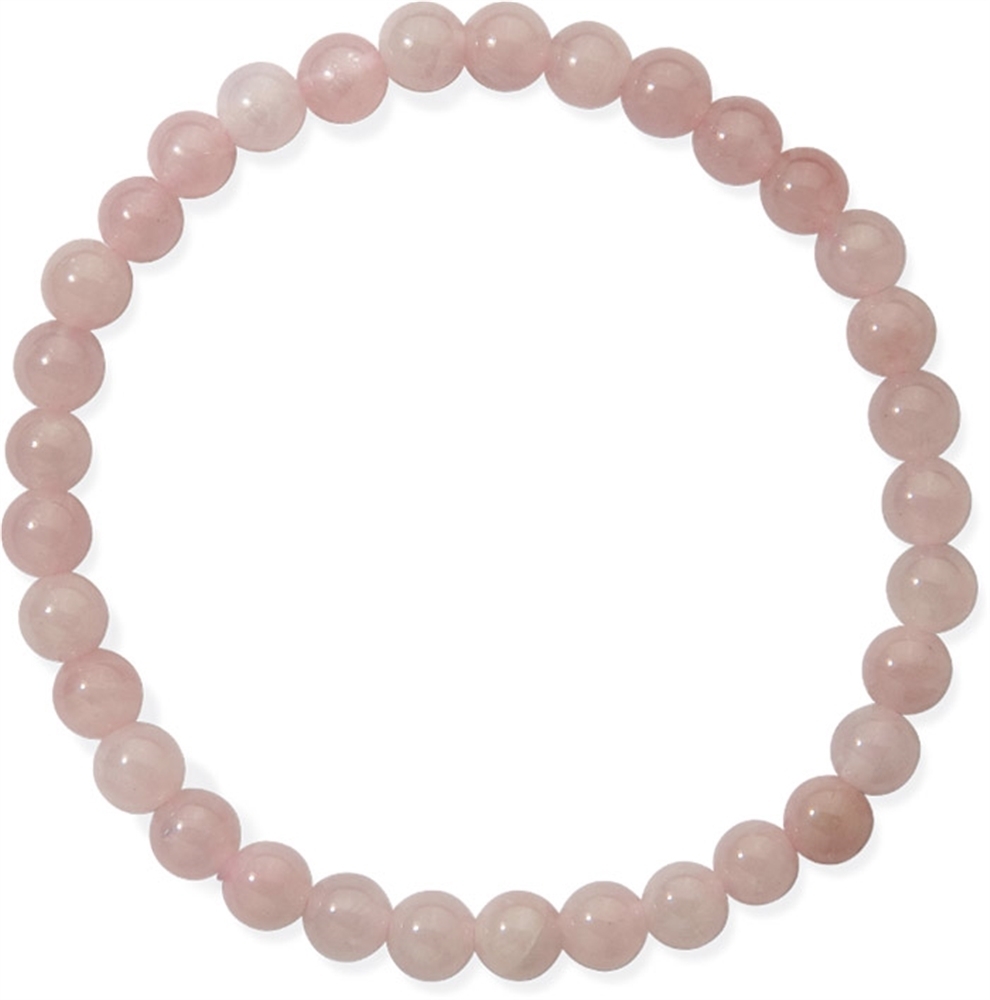 Armband Rosenquarz 06mm Kugeln