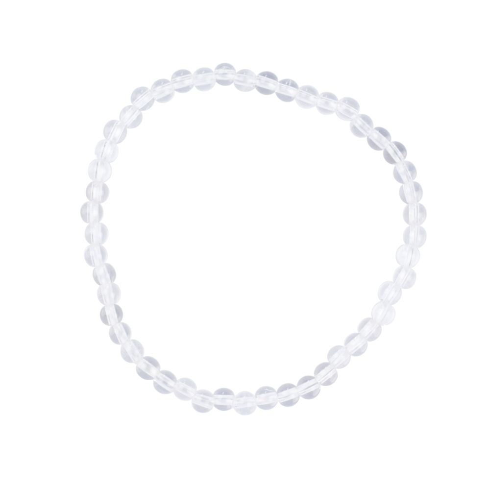 Armband Bergkristall 04mm Kugeln