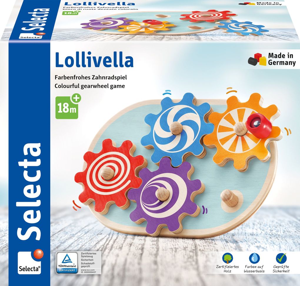 Image of Schmidt Spiele - Selecta - Lollivella Zahnradspiel