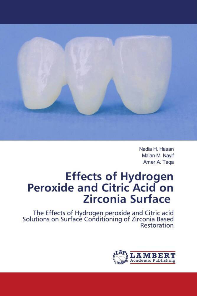 Effects of Hydrogen Peroxide and Citric Acid on Zirconia Surface