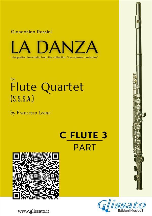 Flute 3 part of La Danza tarantella by Rossini for Flute Quartet