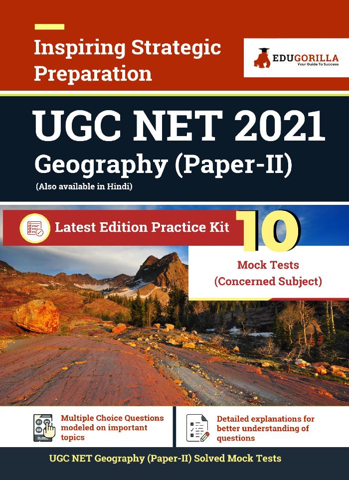 UGC NET Geography Exam 2021 | Paper II | 10 Full-length Mock Tests (SOLVED) | Latest Pattern Kit (Concerned Subject Test)