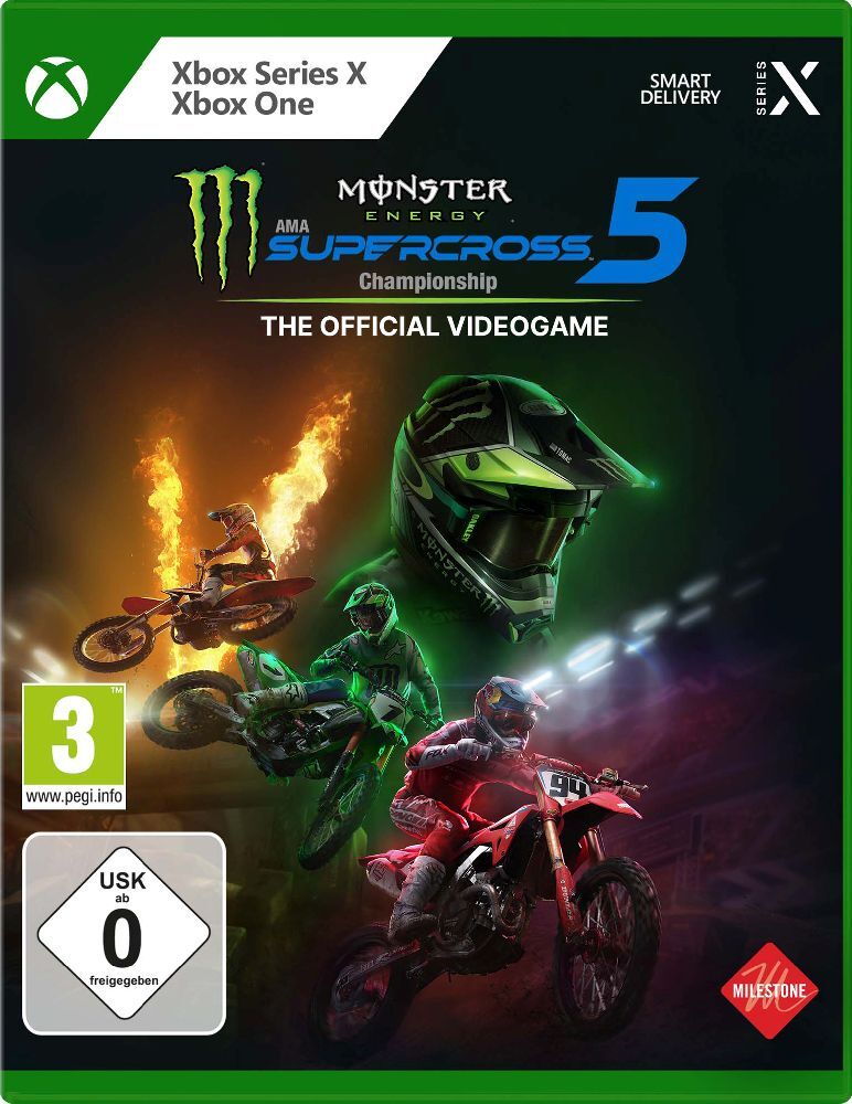 Monster Energy Supercross - The Official Videogame 5 1 Xbox One-Blu-ray Disc
