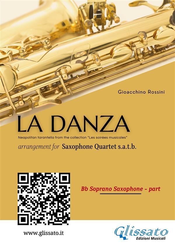 Soprano Sax part of La Danza tarantella by Rossini for Saxophone Quartet