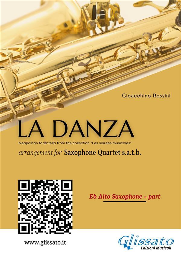 Alto Sax part of La Danza tarantella by Rossini for Saxophone Quartet
