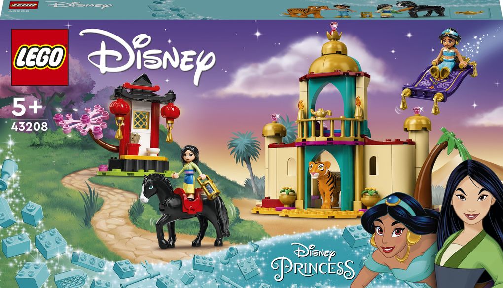 Image of 43208 Disney Princess Jasmins und Mulans Abenteuer, Konstruktionsspielzeug