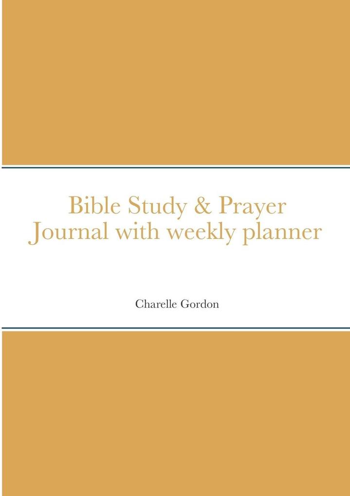 Relles Bible Study & Prayer Journal with planner