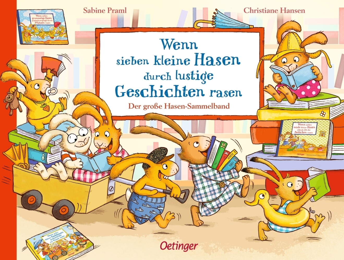 Image of Wenn sieben kleine Hasen durch lustige Geschichten rasen