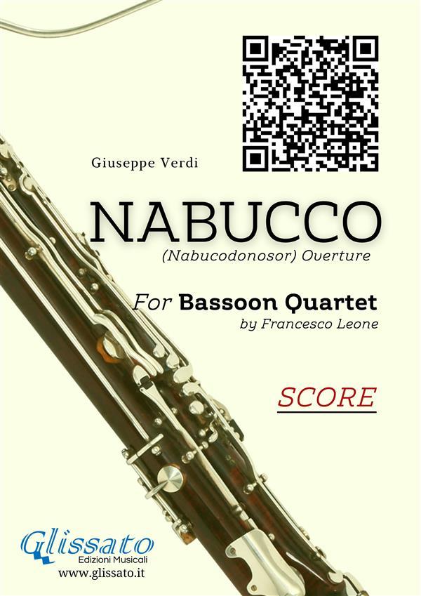 Bassoon Quartet Score: Nabucco overture