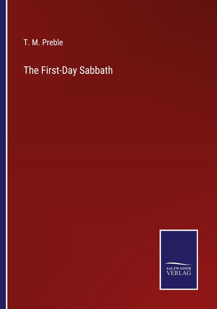 The First-Day Sabbath