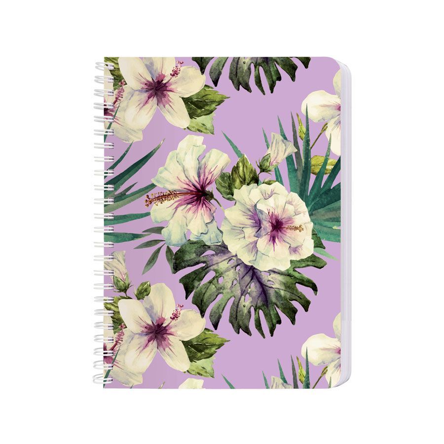 Image of Ringbuch A5 Hibiskus rose