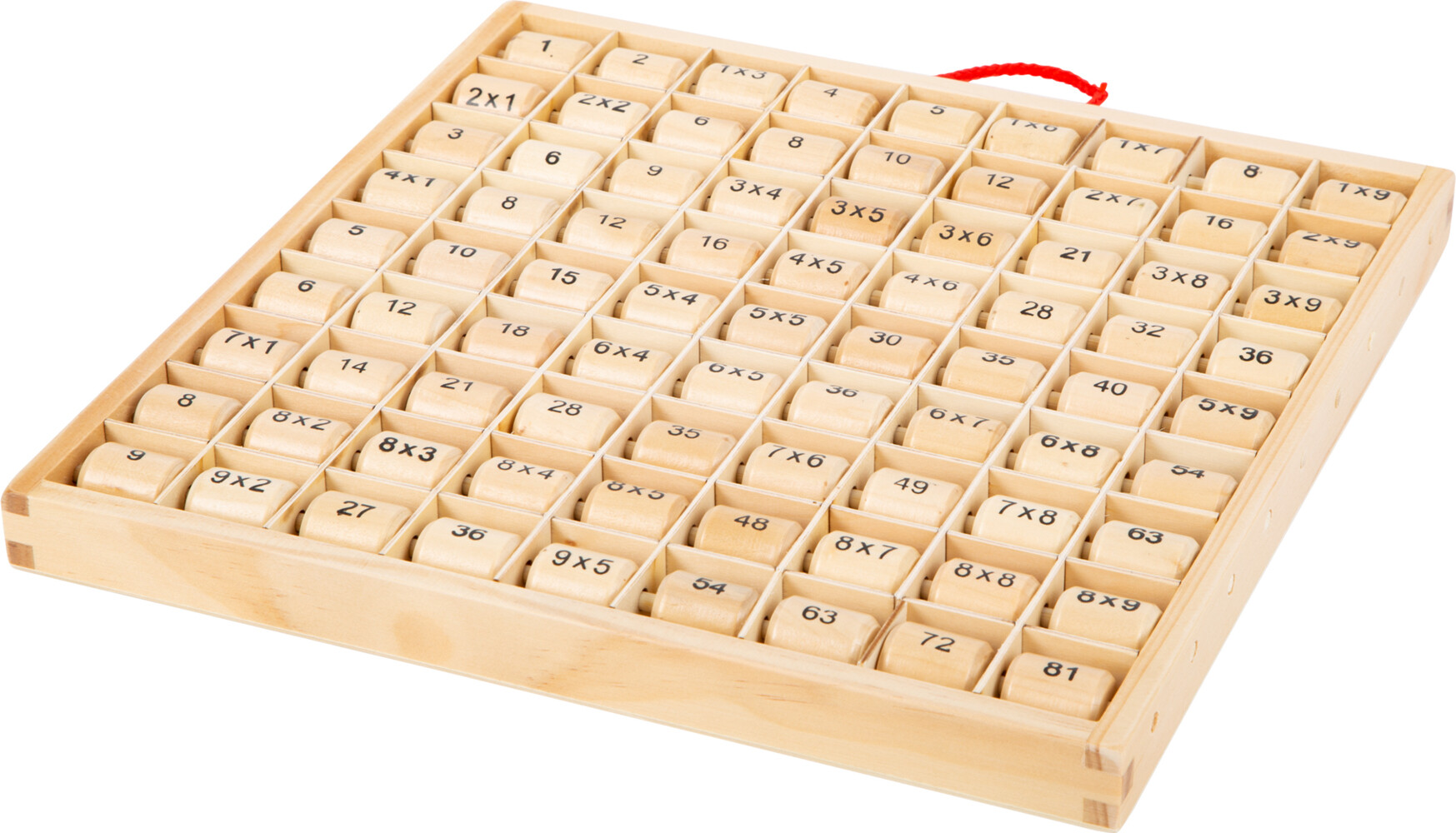 Image of Small Foot - Wooden Multiplication Table 1x1