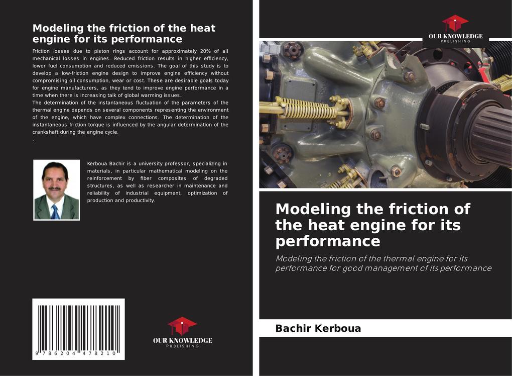 Modeling the friction of the heat engine for its performance