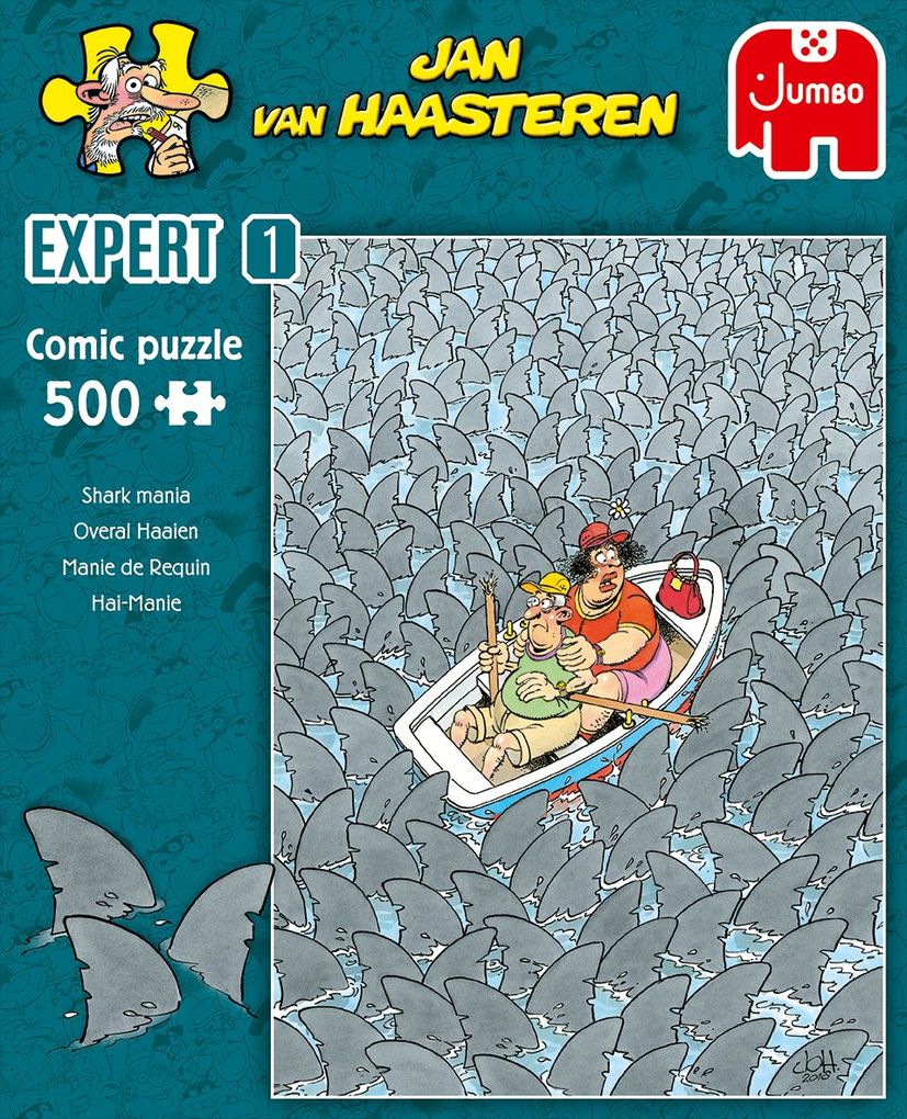 Jan van Haasteren Expert- Hai-Wahnsinn - 500 Teile