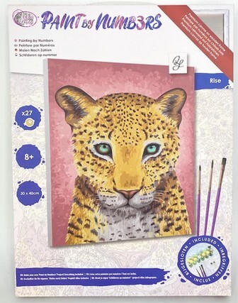 Craft Buddy PBN3040D - Paint by Numbers Rise Tiger 30x40 cm