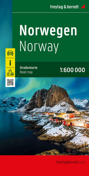 Norwegen Straßenkarte 1:600.000 freytag & berndt