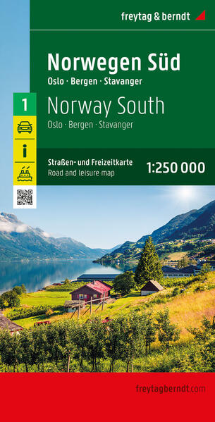 Norwegen Süd Straßen- und Freizeitkarte 1:250.000 freytag & berndt
