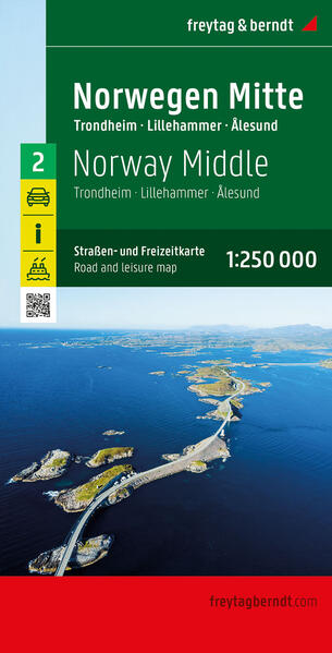 Norwegen Mitte Straßen- und Freizeitkarte 1:250.000 freytag & berndt