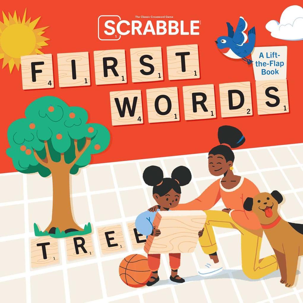 Image of Scrabble: First Words: (Interactive Books for Kids Ages 0+ First Words Board Books for Kids Educational Board Books for Kids)
