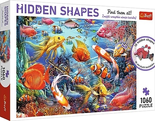 Image of Trefl Hidden Shapes - Underwater Life 1060 Teile Puzzle Trefl-10676