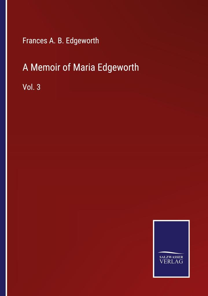 A Memoir of Maria Edgeworth