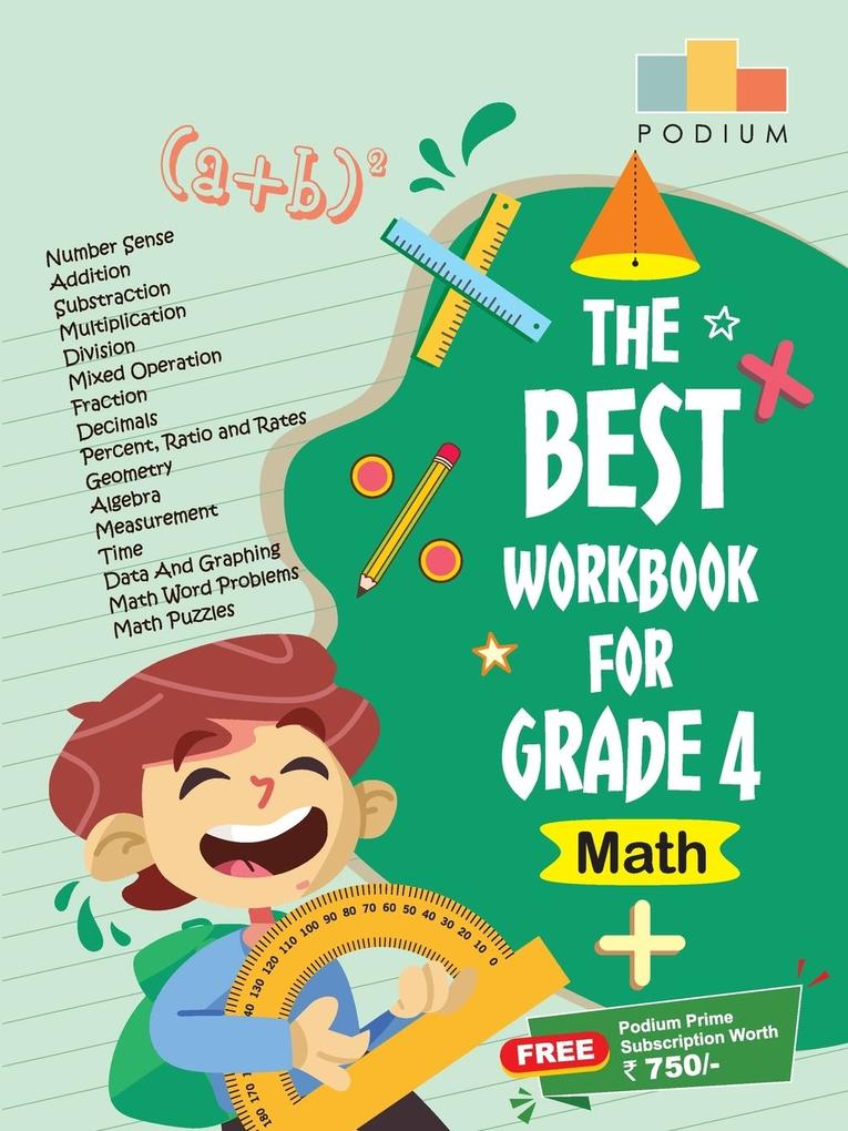 The Best Math Workbook for Grade 4