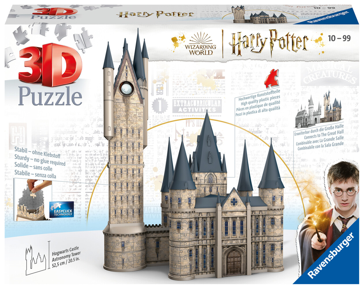 Image of 3D Puzzle 11277 - Harry Potter Hogwarts Schloss - Astronomieturm - 540 Teile