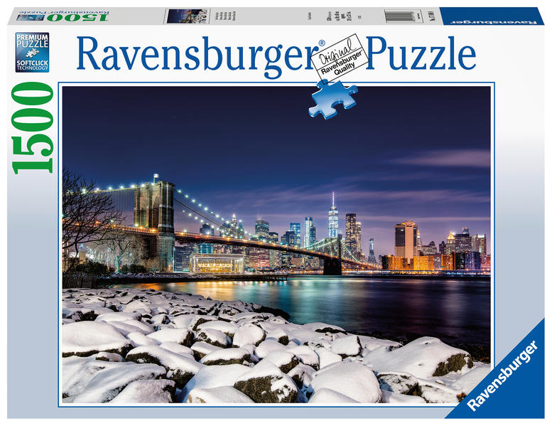 Image of Ravensburger Puzzle 17108 Winter in New York 1500 Teile Puzzle