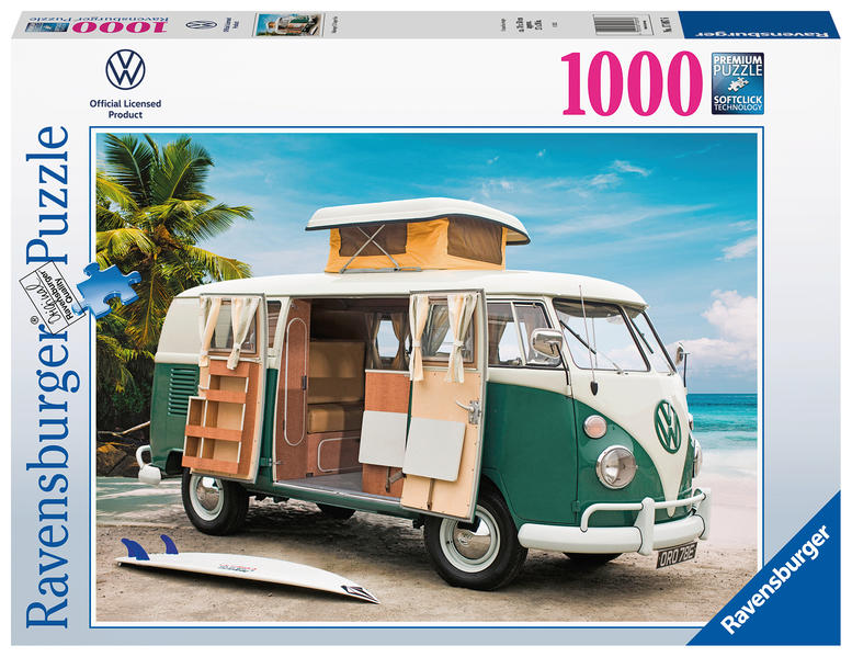 Image of Puzzle 17087 - Volkswagen T1 Camper Van - 1000 Teile VW Puzzle