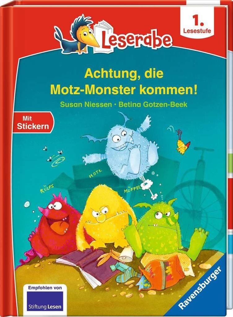 Achtung die Motz-Monster kommen! - Leserabe 1. Klasse - Erstlesebuch für Kinder ab 6 Jahren