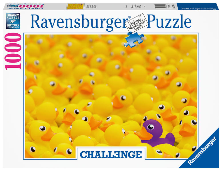 Image of Challenge Puzzle 17097 - Quietscheenten 1000 Teile