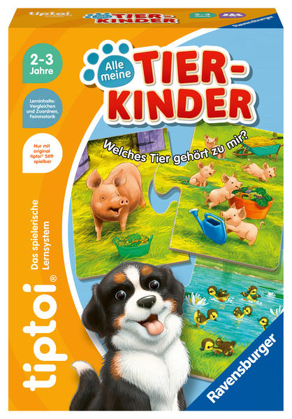 Image of Ravensburger tiptoi "Alle meine Tier-Kinder", MEHRF.