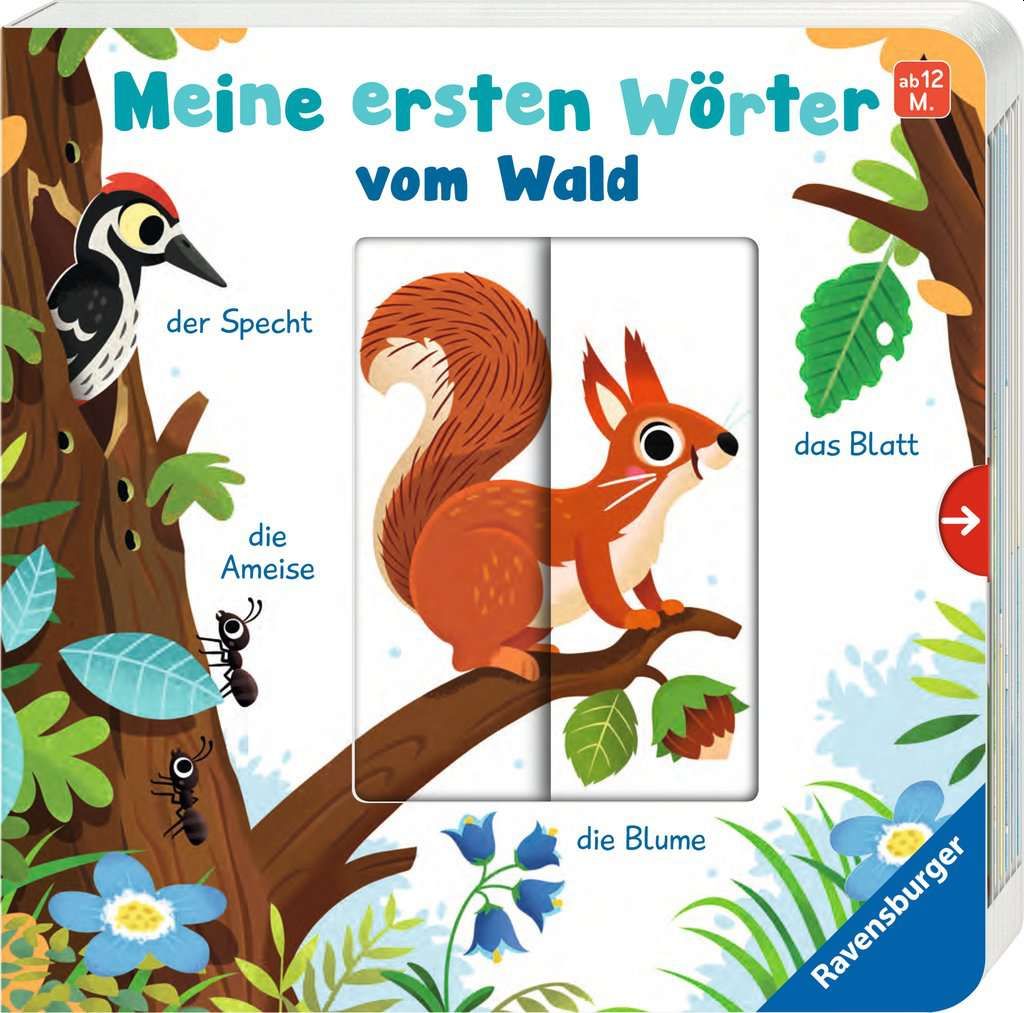 Image of Meine ersten Wörter vom Wald - Sprechen lernen mit großen Schiebern und Sachwissen für Kinder ab 12 Monaten