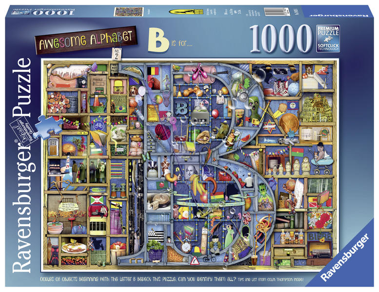 Image of "Puzzle 19828 Awesome Alphabet ""B"" 1000 Teile Puzzle"