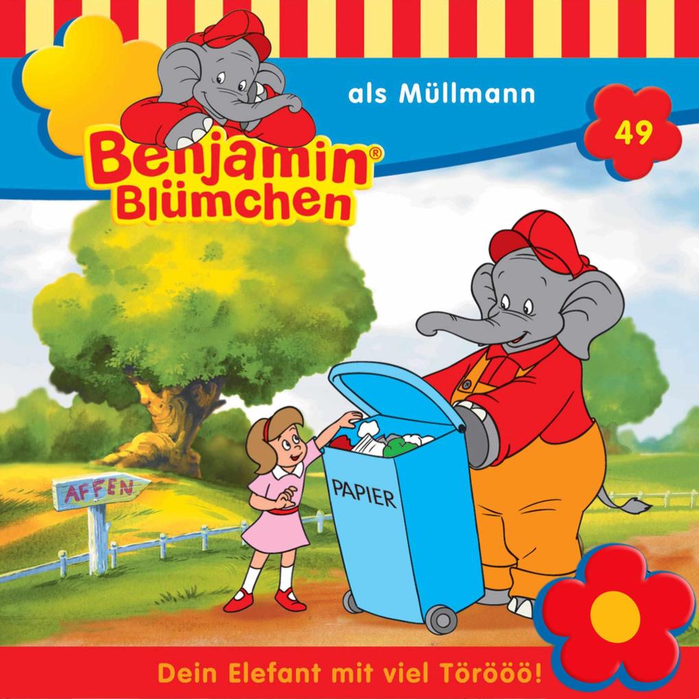 Benjamin als Müllmann