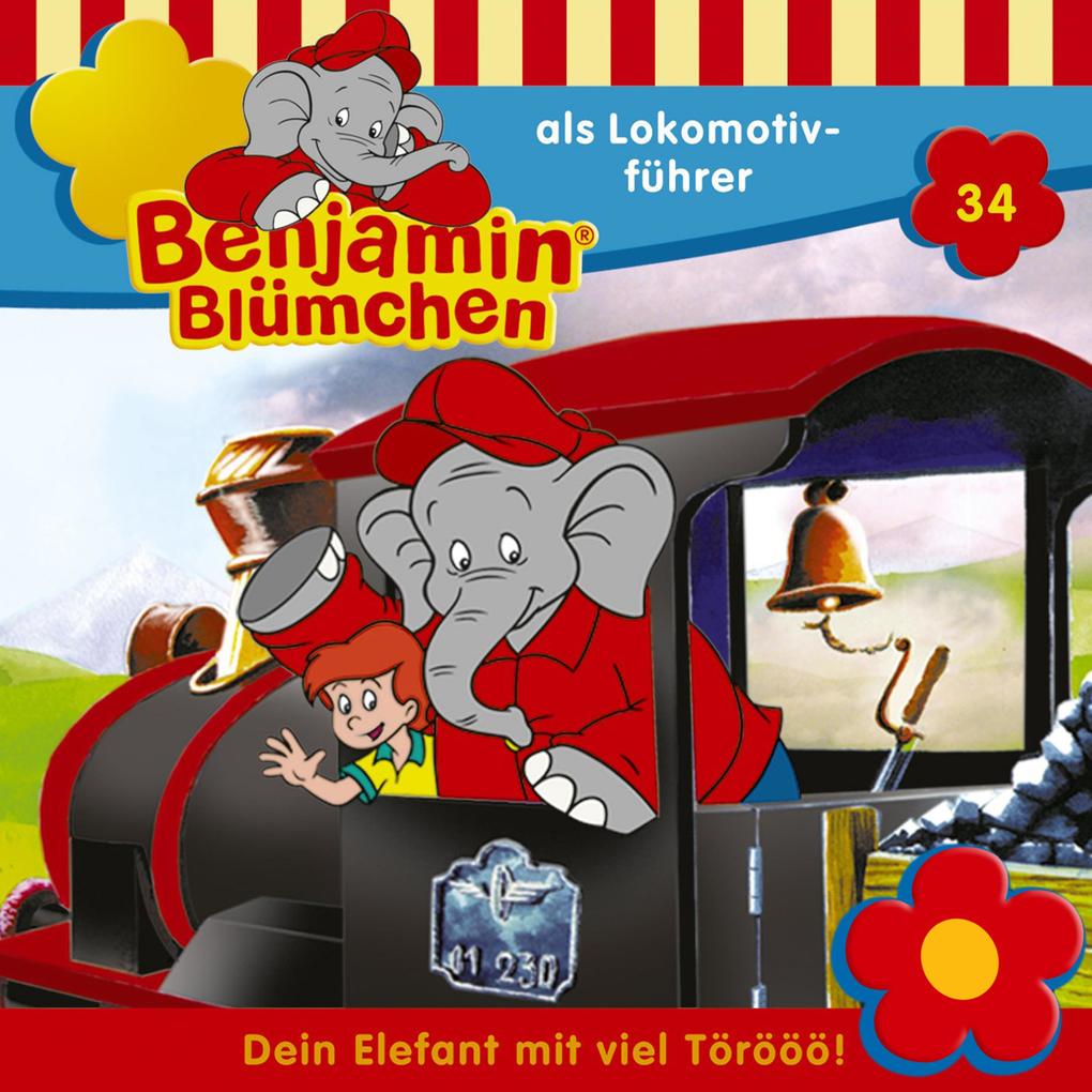 Benjamin als Lokomotivführer