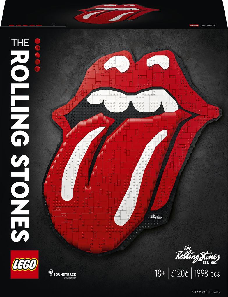 Image of LEGO® Art 31206 - The Rolling Stones