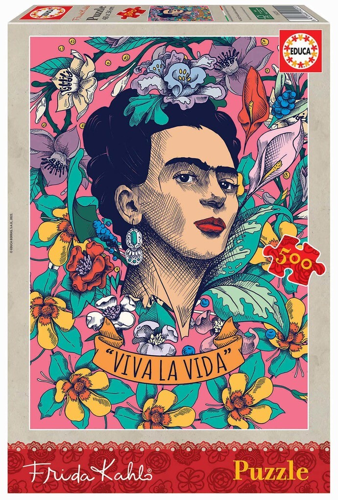 Image of Educa - Frieda Kahlo Viva la Vida 500 T. Puzzle