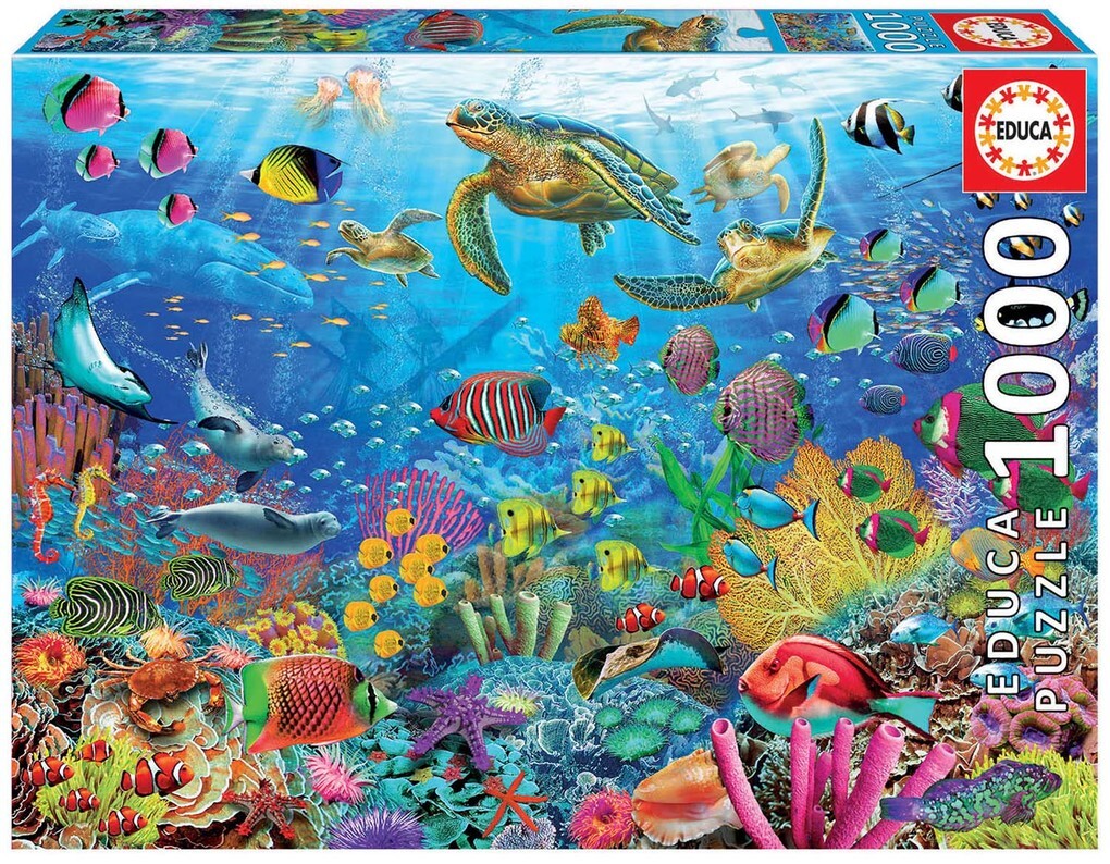 Image of Educa - Unterwasserwelt 1000 Teile Puzzle