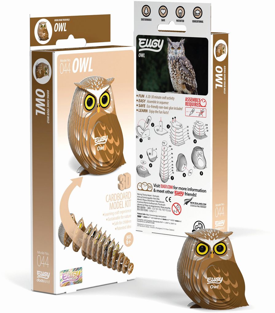 Eugy - 3D Bastelset Eule