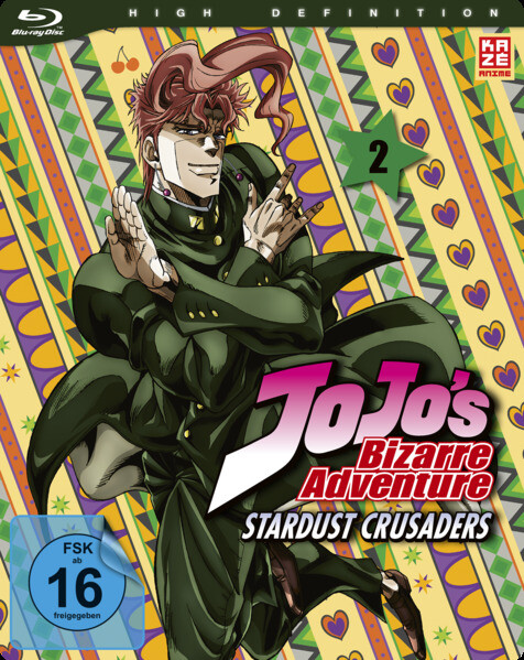 Jojo‘s Bizarre Adventure Part 3: Stardust Crusaders - 2. Staffel - Blu-ray Vol. 2 (Episoden 13-24) [