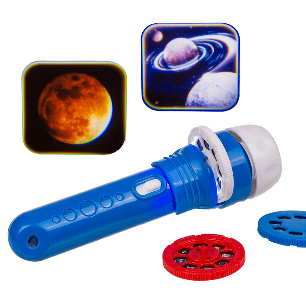 Projektionslampe Weltraum und Astronaut mit 3 Projetionsscheiben ca. je 11.5 cm