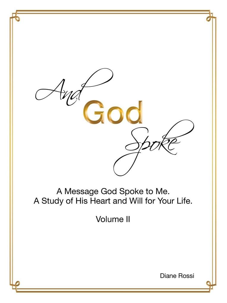 And God Spoke