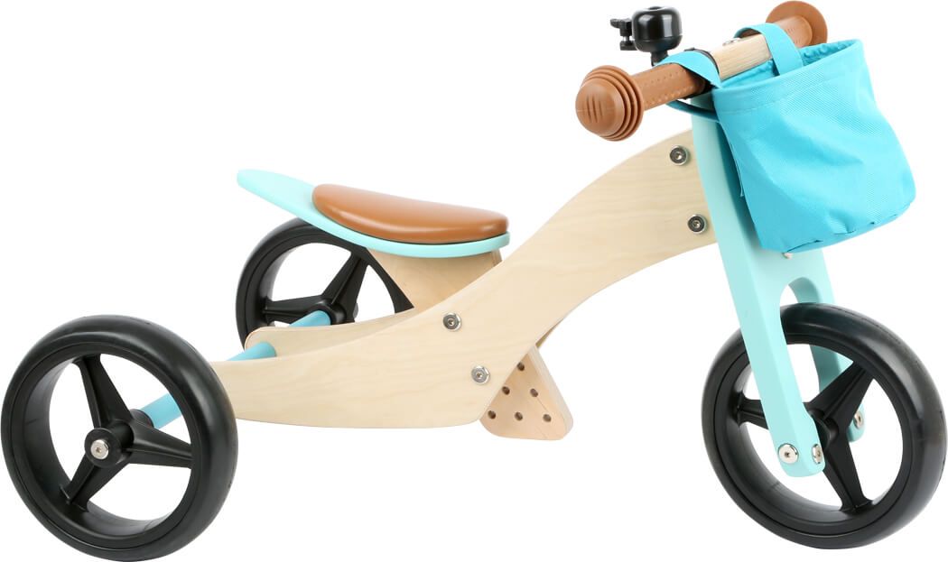 small foot - Laufrad-Trike 2in1 Türkis