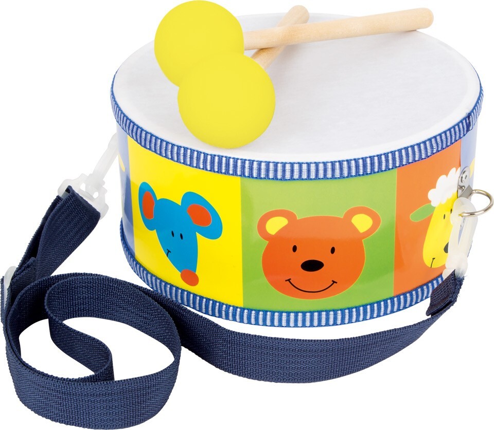 Image of Small Foot - Wooden Drum Animals with Sticks 3dlg