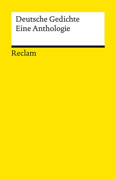 Reclam Philipp Jun. Deutsche Gedichte