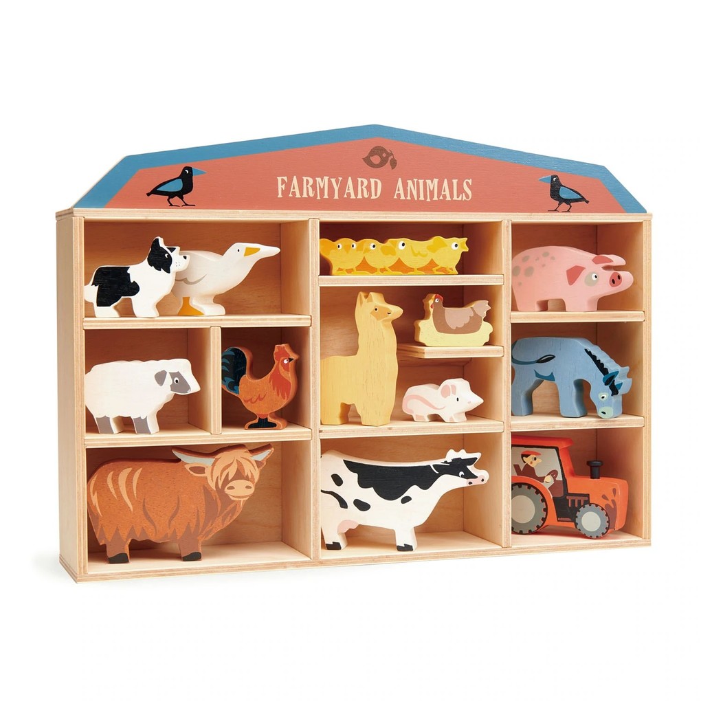 Tender leaf Toys - Bauernhoftiere Display 13x1ass